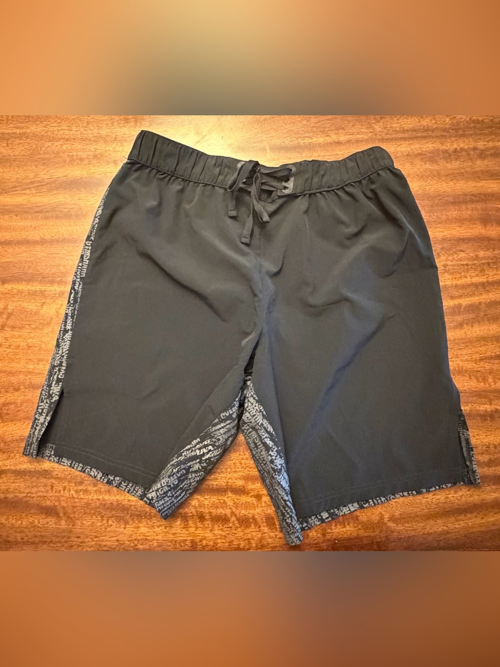 Gymshark Men’s Black Hybrid Training Shorts with Grey Accent